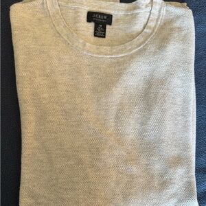 J. Crew Men's Crewneck Sweater in Heather Beige